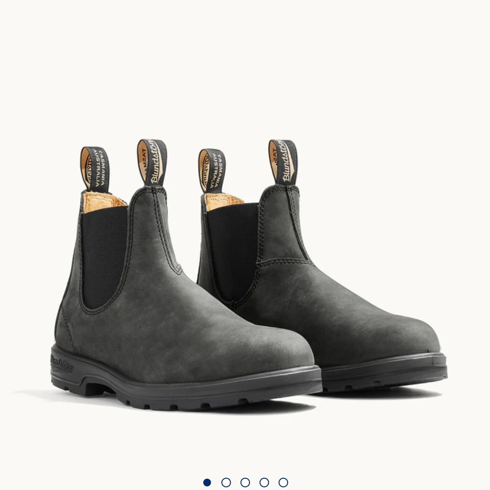 Blundstone Dark Gray Chelsea Boots classic 587 size 8.5 us